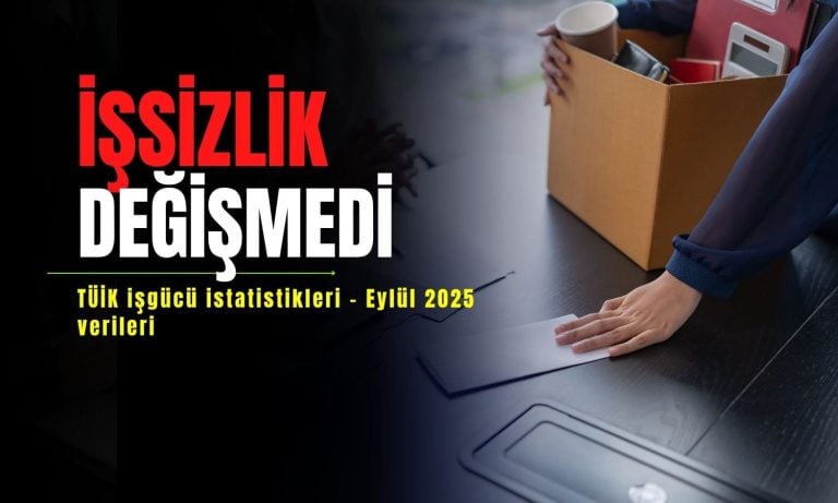 İşsizlik oranı Eylül'de değişmedi: İstihdam 200 bin kişi azaldı
