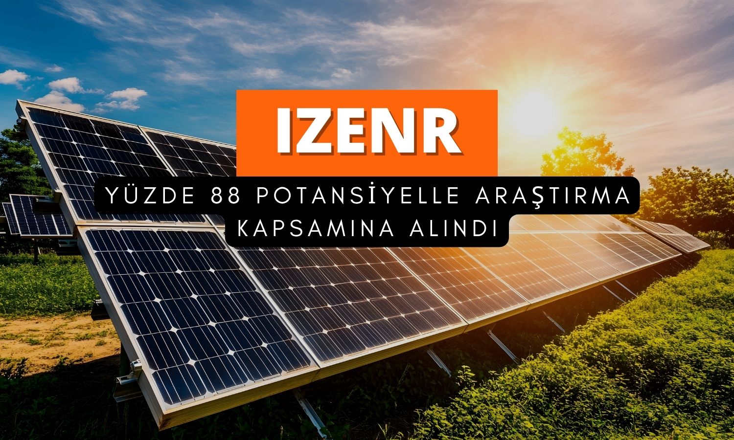İzdemir Enerji (IZENR) yüzde 88 potansiyelle kapsama alındı