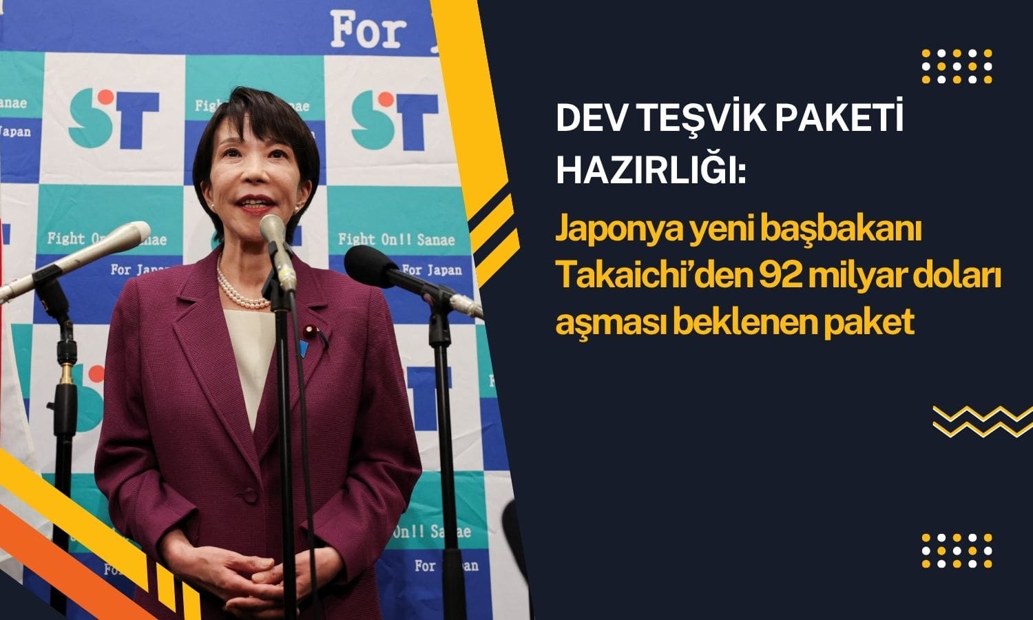 Japonya’nın yeni başbakanı Takaichi’den dev teşvik paketi hazırlığı