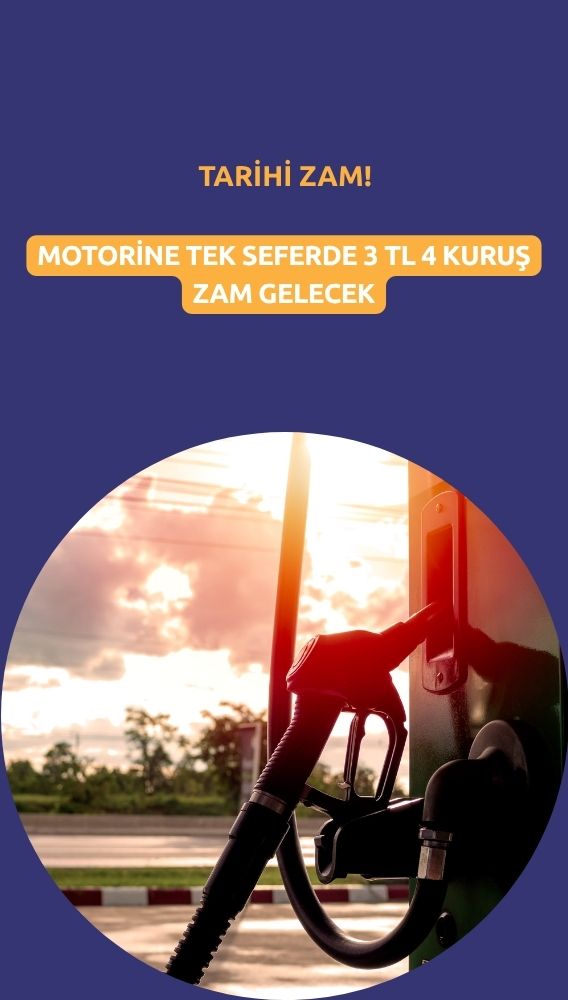 Motorine tarihi zam: 3 TL 4 kuruş fiyat artışı bekleniyor