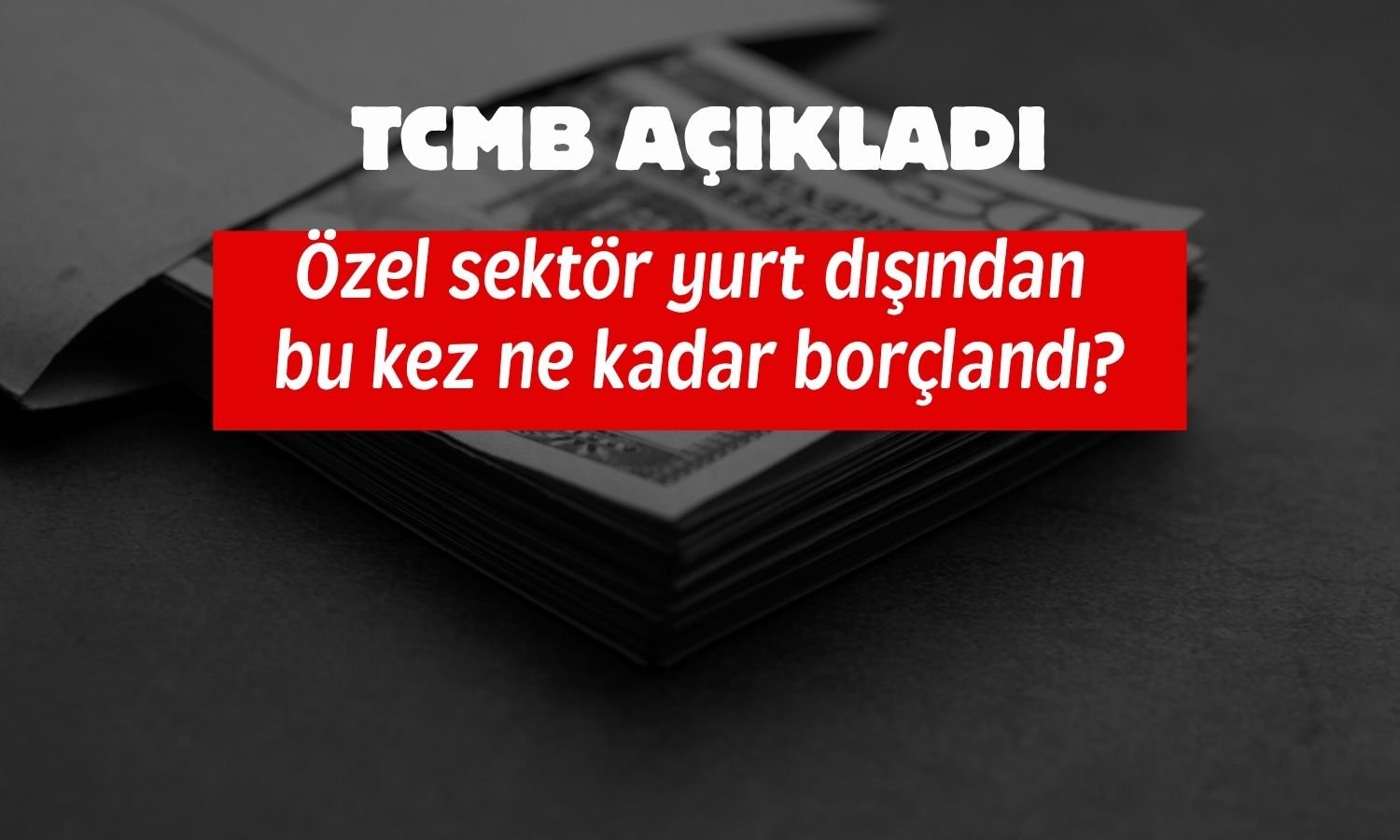 Özel sektörün dış borcu 200 milyar doları aştı!
