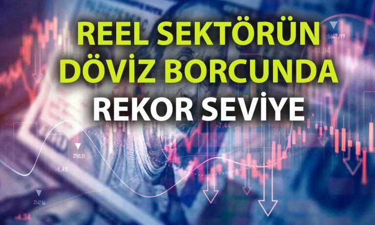 Reel sektörün döviz borcu 354,8 milyar dolarla rekor kırdı