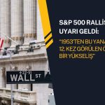 S&P 500’de 6 ayda yüzde 33’lük nadir ralli sonrası uyarı