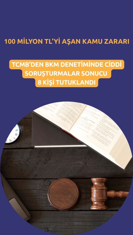 TCMB'den BKM denetim açıklaması: 8 kişi tutuklandı