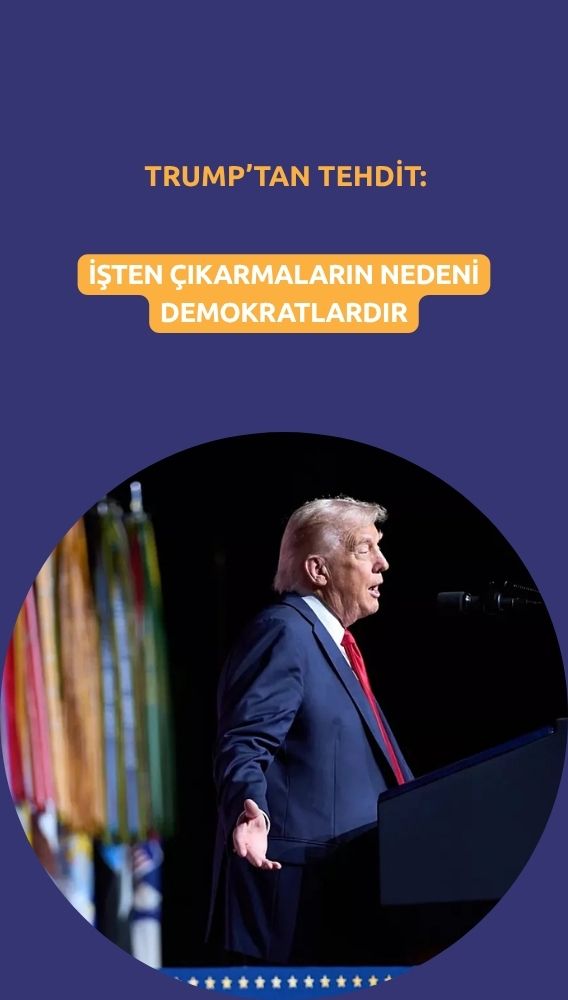 Trump'tan Demokratlara tehdit: Toplu işten çıkarma olacak