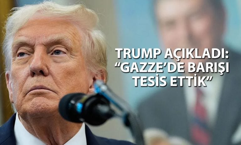 Trump’tan Gazze açıklaması: Erdoğan kişisel olarak ilgilendi