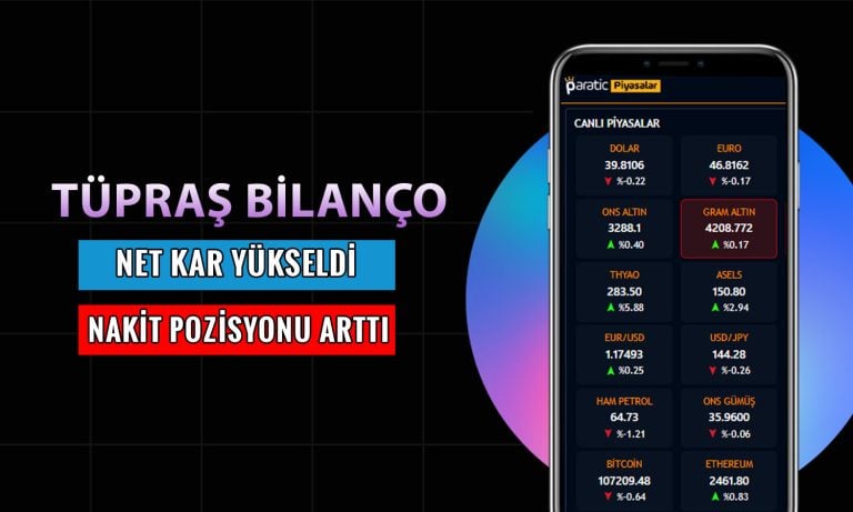 Tüpraş (TUPRS) bilanço: 9 aylık net kar 21 milyar TL’yi aştı