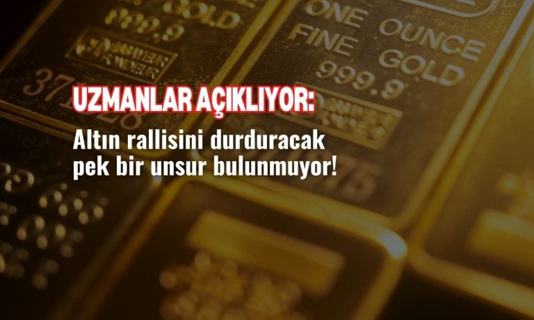 Uzmanlar “altın rallisini” durduracak bir unsur görmüyor