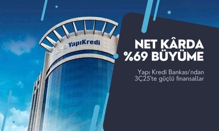 Yapı Kredi (YKBNK) 9 aylık net kârını yüzde 69 artırdı
