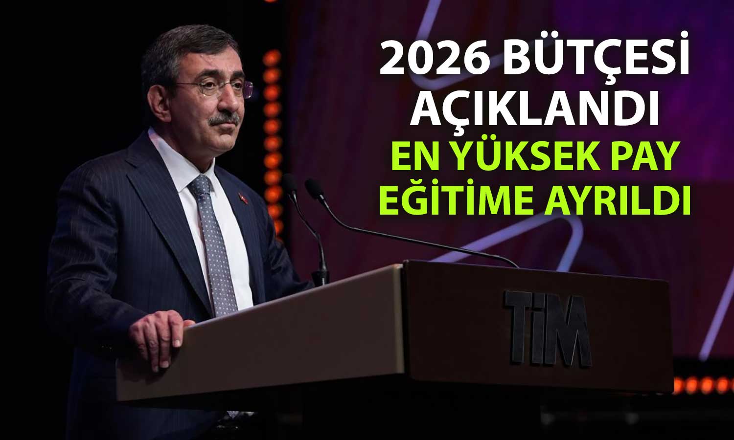 Yılmaz, 2026 bütçesi açıkladı: 18.9 trilyon TL’lik yol haritası