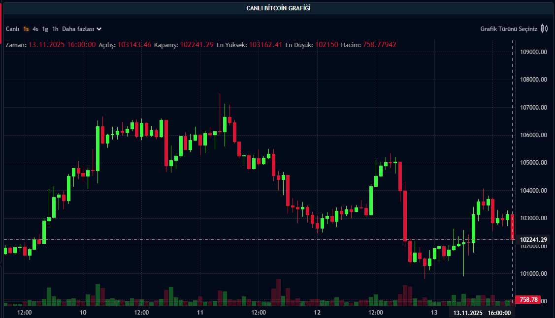 BTC fiyat grafiği BTC fiyat grafiği