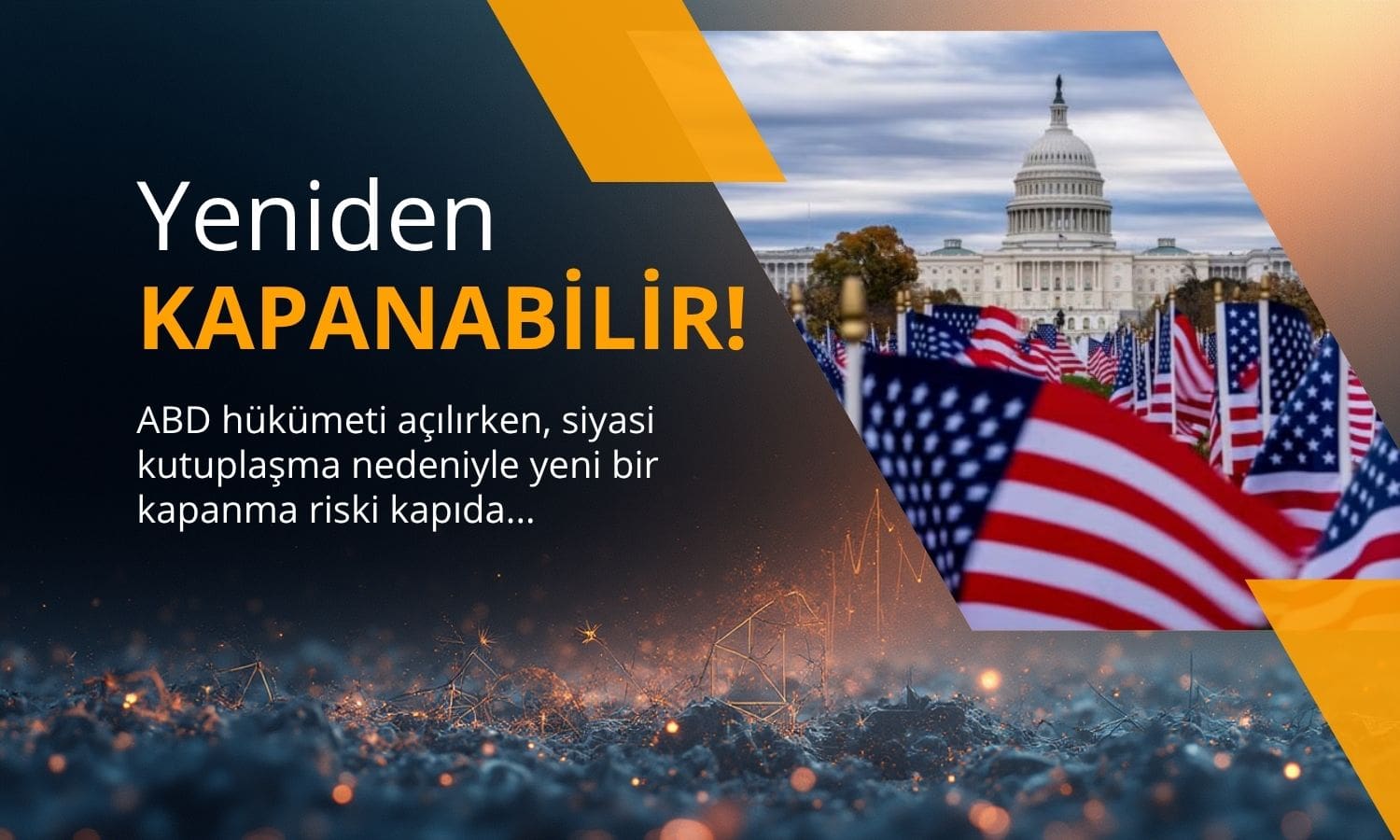 ABD hükümeti açıldı ama yeniden kapanma riski kapıda