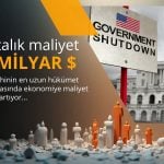 ABD tarihinin en uzun kapanması: Haftalık 15 milyar dolara mal oluyor