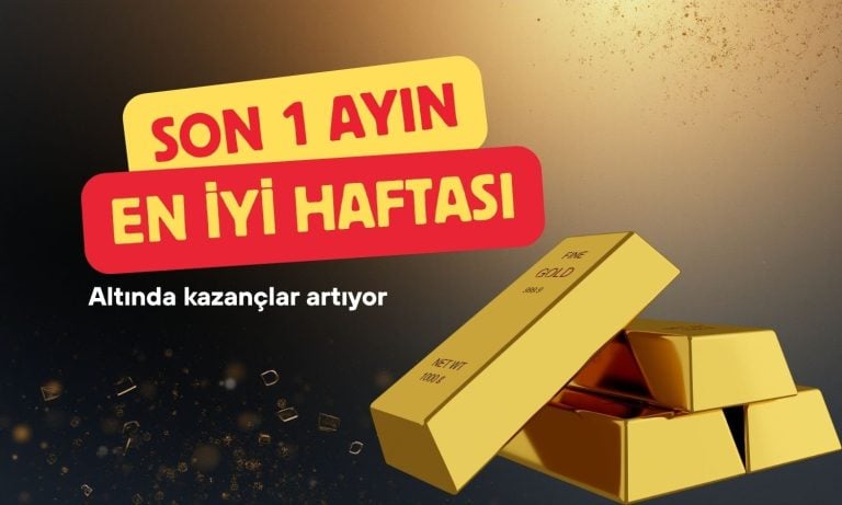 Altın zayıflayan dolarla son bir ayın en iyi haftasını yaşıyor