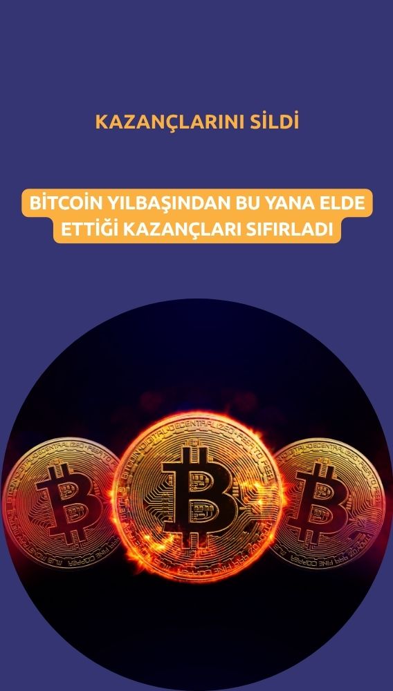 Bitcoin yılbaşı kazançlarını sildi: Ayı piyasası derinleşiyor