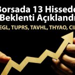 Borsada 13 hisse için hedef fiyat: EREGL, TAVHL, THYAO
