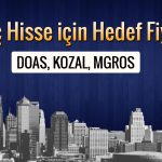 Borsada 3 hisse için hedef fiyat açıklandı: KOZAL ve DOAS listede