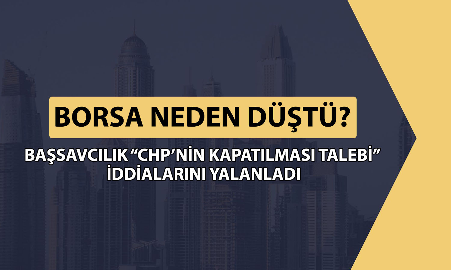 Borsayı sarsan iddiaya ilişkin açıklama: Savcılık noktayı koydu