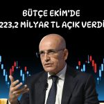 Bütçe 10 ayda 1,44 trilyon TL açık verdi!