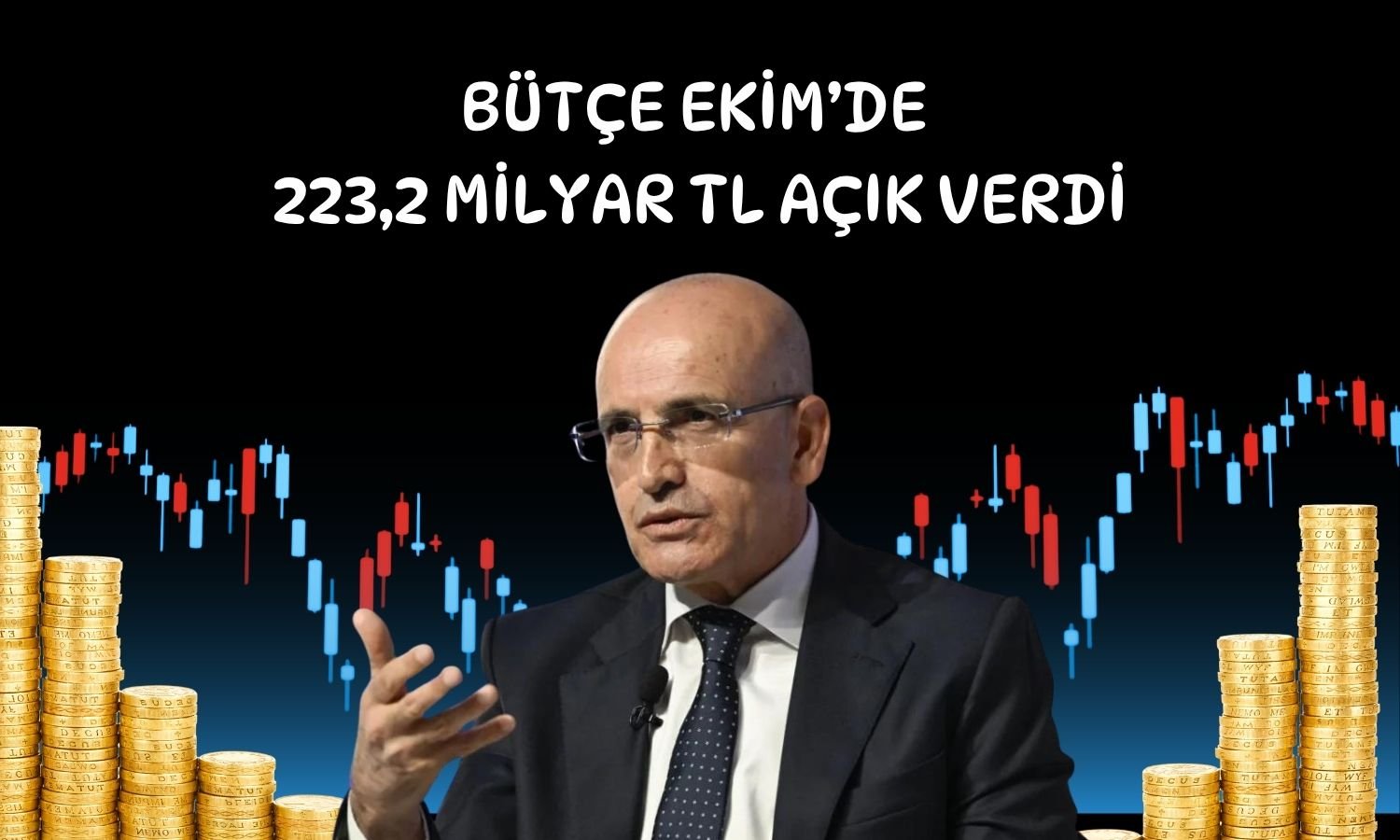 Bütçe 10 ayda 1,44 trilyon TL açık verdi!