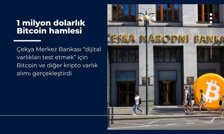Çekya Merkez Bankası’ndan 1 milyon dolarlık Bitcoin hamlesi