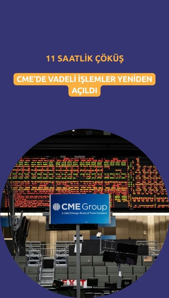 Piyasalar 11 saat kör uçtu: CME vadeli işlemler yeniden açıldı