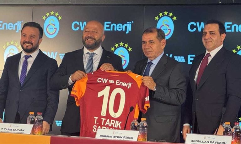 CW Enerji, Galatasaray’ın yeni forma sırt sponsoru oldu