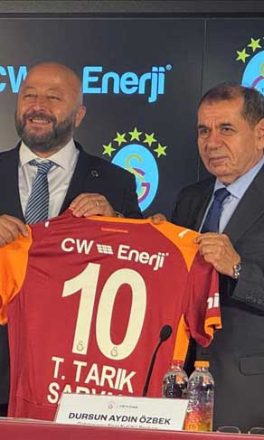 CW Enerji, Galatasaray'ın yeni forma sırt sponsoru oldu
