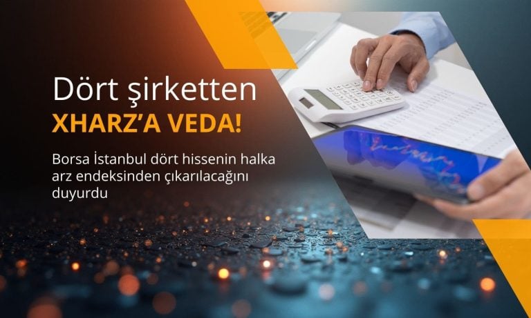 Dört şirket halka arz endeksine veda ediyor