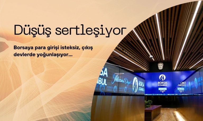 Düşüş sertleşti: Borsaya giriş isteksiz, çıkış devlerde yoğun