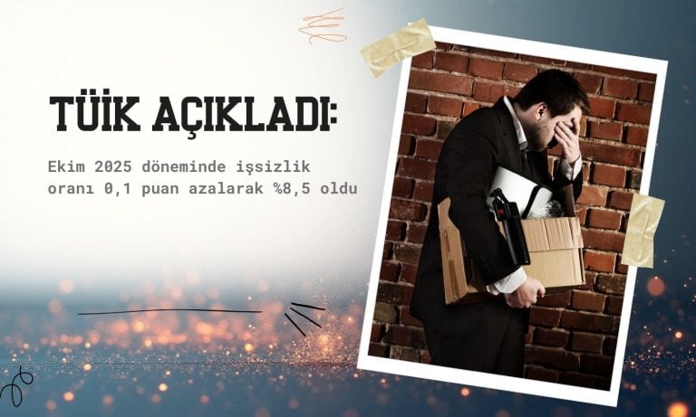 Ekim'de işsizlik oranında 0,1 puanlık düşüş gerçekleşti