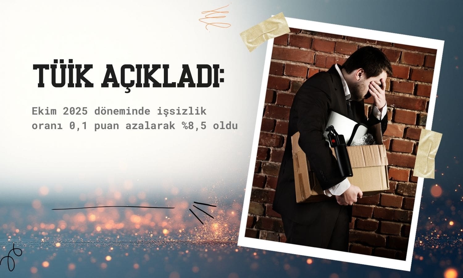 Ekim’de işsizlik oranında 0,1 puanlık düşüş gerçekleşti