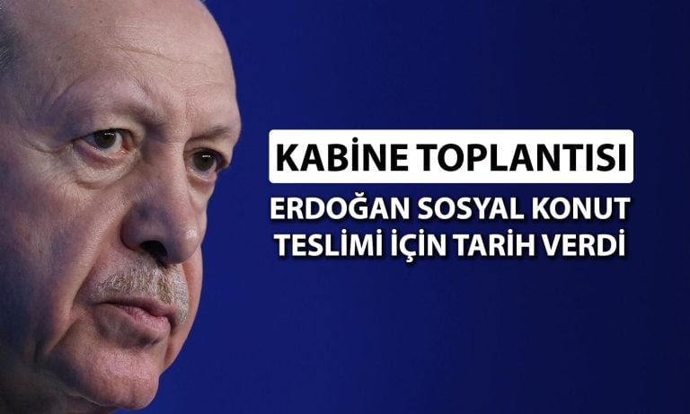Erdoğan sosyal konutta teslim tarihi için 2027’ye işaret etti