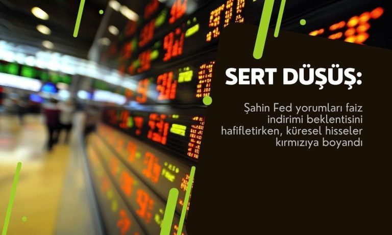 Fed’in faiz indirimi umutları sönünce küresel borsalar sert düştü