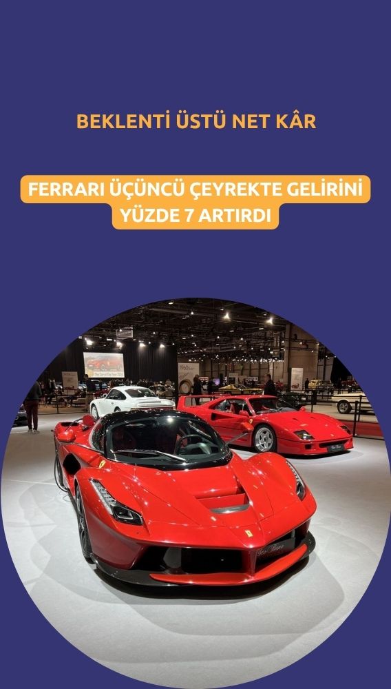 Ferrari'den beklenti üstü kâr: Büyüme hedefleri korundu
