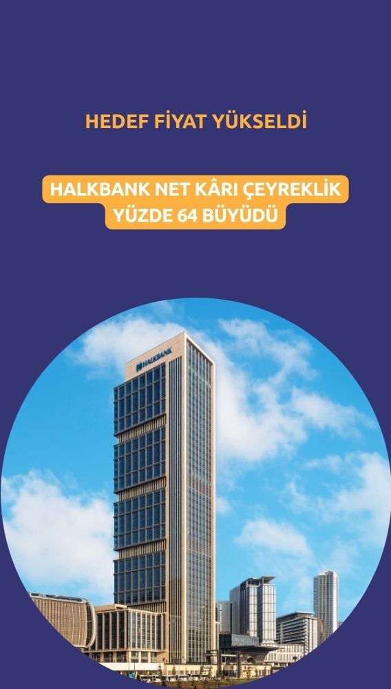 Halkbank (HALKB) güçlü net kâr büyümesi: Hedef fiyat yükseldi