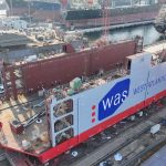 Hat-San Gemi (HATSN) yüzer havuz projesini suya indirdi