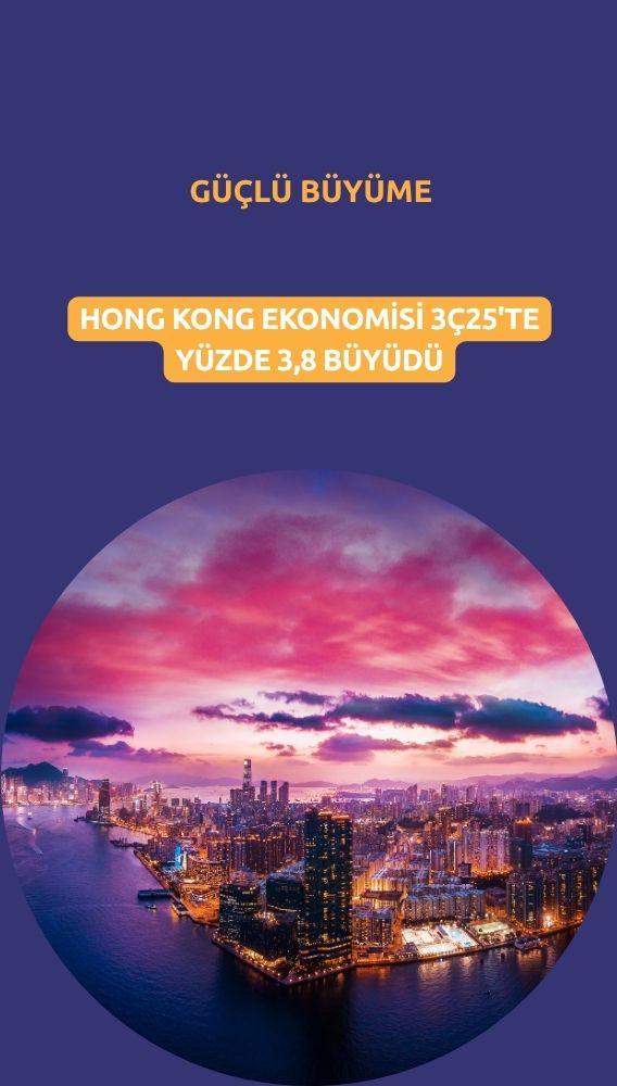Hong Kong 3. çeyrekte yüzde 3,8 büyüdü, tahminler yükseltildi