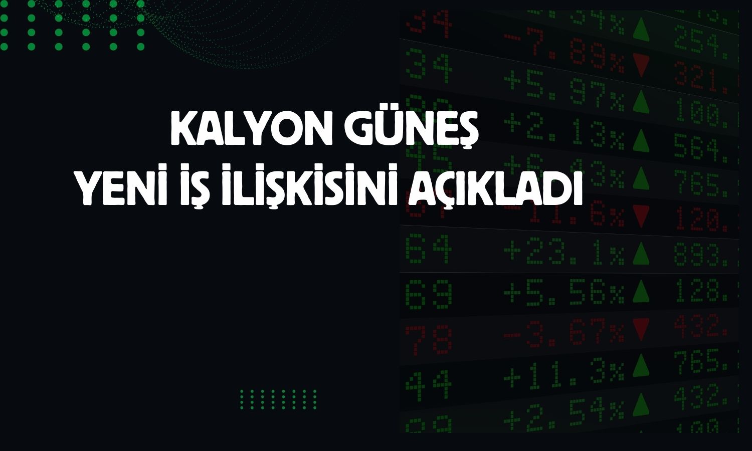 Kalyon Güneş’ten 218 milyon TL’lik yeni satış