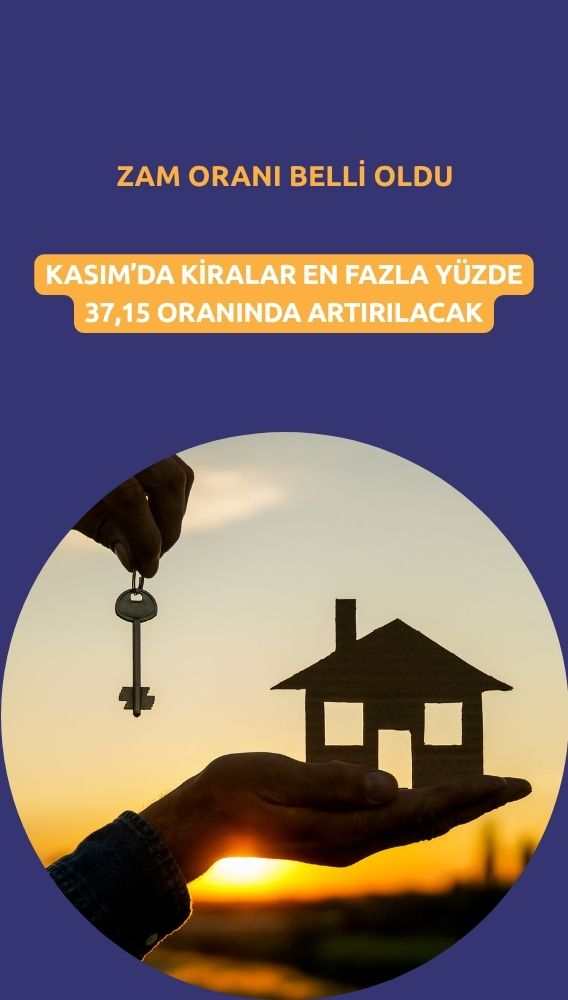 Kasım ayı kira artış oranı: Yüzde 37,15'i aşamayacak