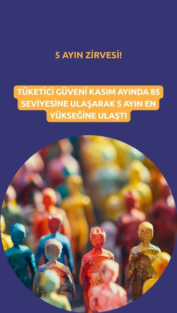Tüketici güveni Kasım'da 5 ayın en yükseğine ulaştı