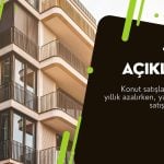 Konut satışları Ekim’de yıllık yüzde 0,5 azaldı