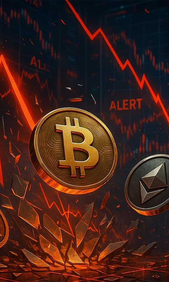 Kriptoda 2 milyar dolarlık tasfiye: BTC 100 bin dolar altına düştü