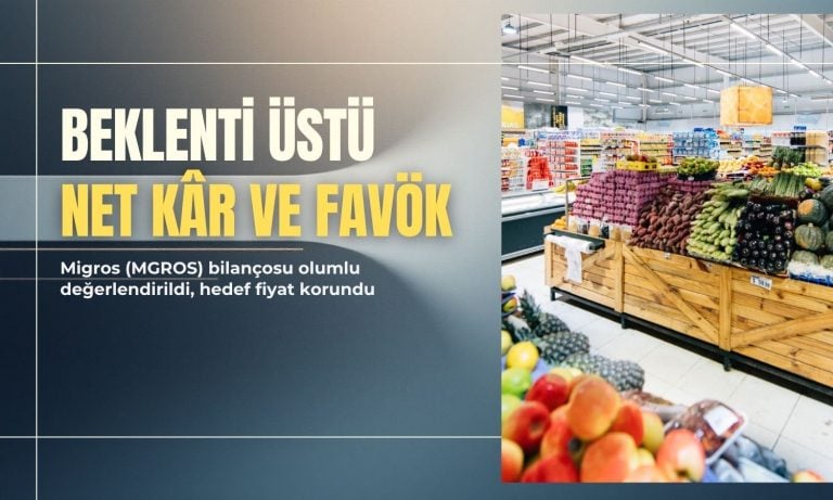 Migros’ta (MGROS) beklenti üstü net kârla hedef fiyat korundu