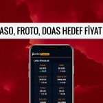 ODMD Ekim verileri: FROTO, DOAS ve TOASO için hedef fiyat