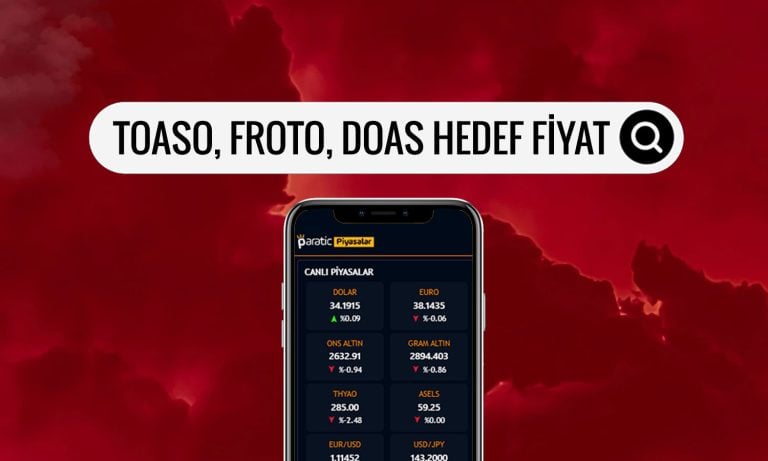 ODMD Ekim verileri: FROTO, DOAS ve TOASO için hedef fiyat