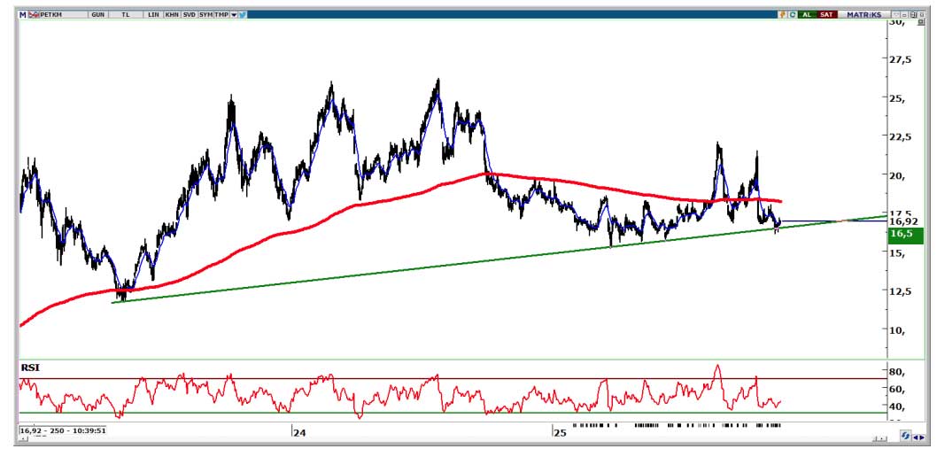 PETKM teknik görünüm PETKM teknik görünüm