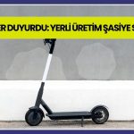 Reeder scooter üretimine başlıyor: 2026’da satışta