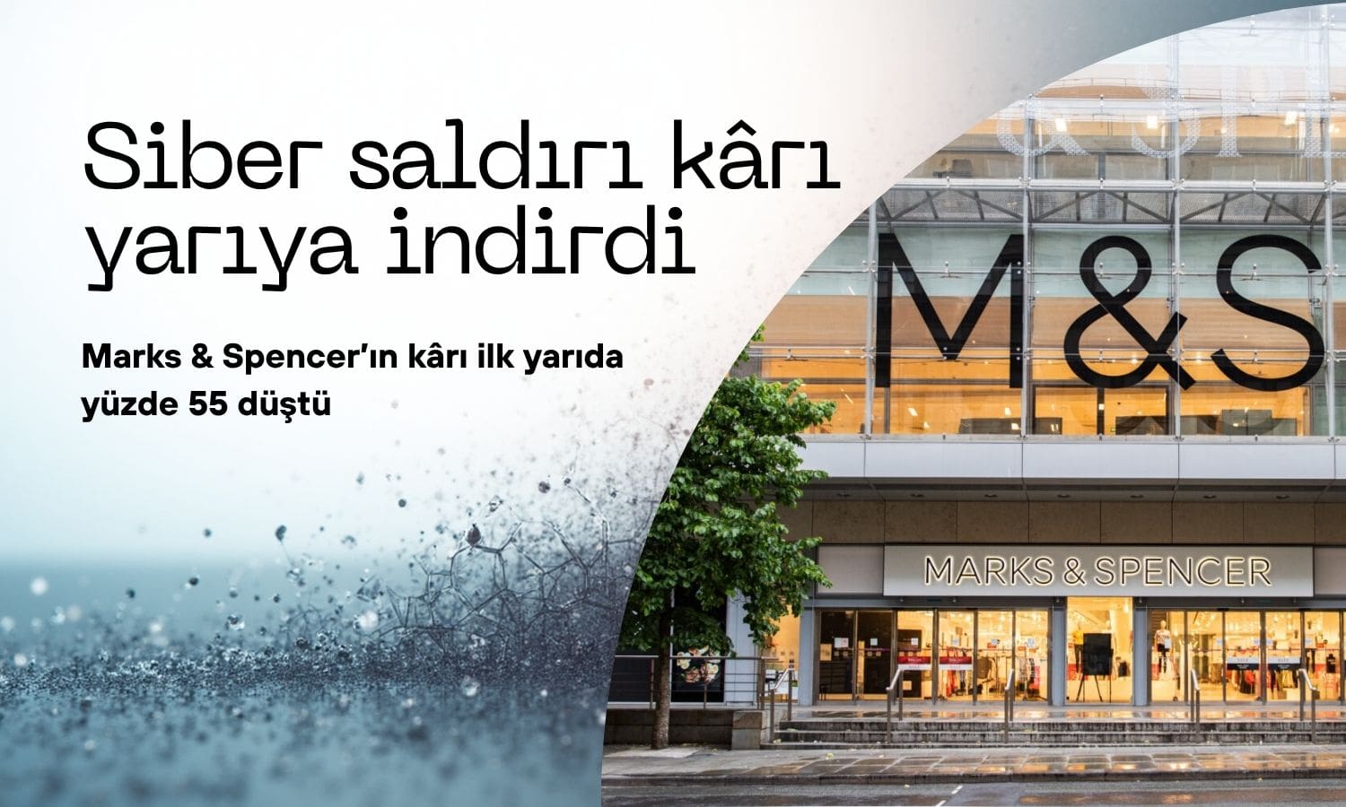 Siber saldırı Marks & Spencer kârını yarıya indirdi