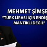 Şimşek’ten Türk lirası vurgusu: Endişelenmeye mahal yok